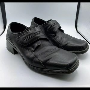Womens Black Josef Seibel Shoes (The European Comfort Shoe) Size 6.5 (EU 39)